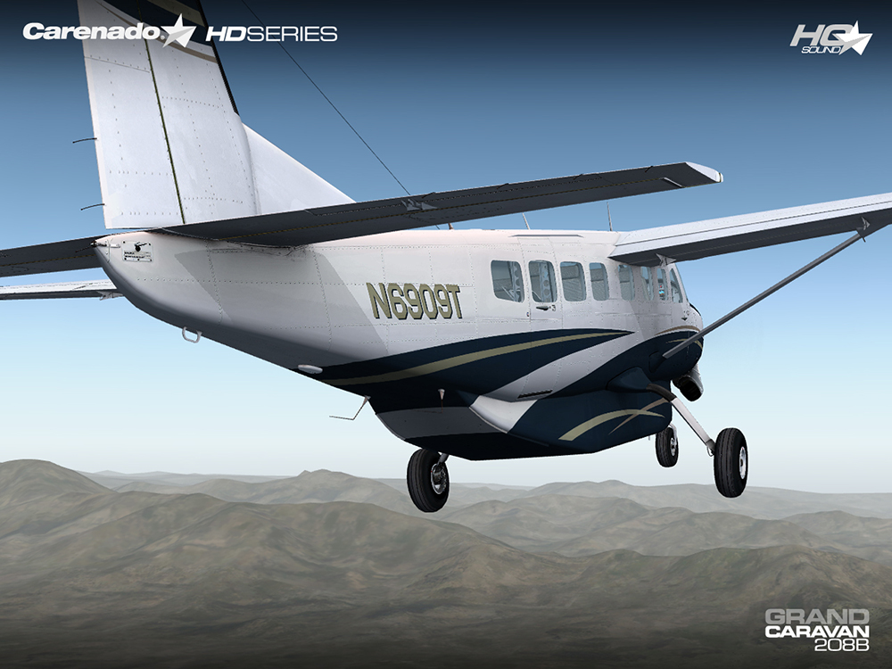 Fsx p3d carenado - c208b grand caravan ex hd series replacement