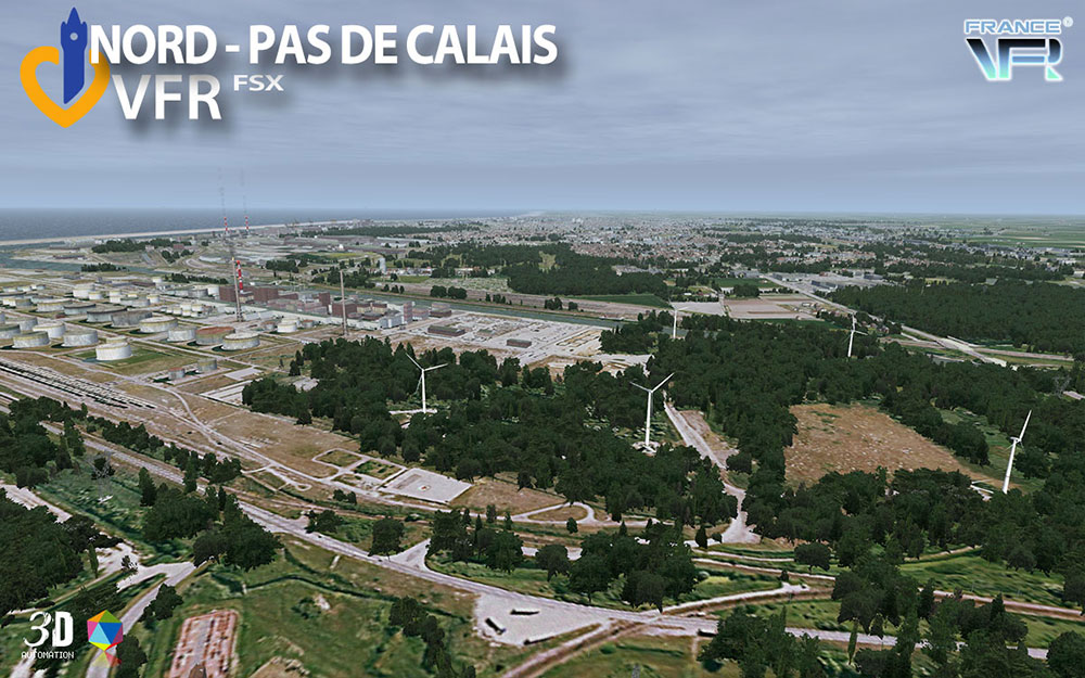 Nord-Pas de Calais VFR FSX