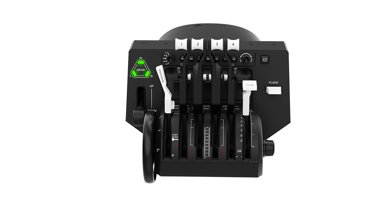 Honeycomb Alpha Flight Controls Yoke & Bravo Throttle Quadrant Bundle For PC - USB, Black