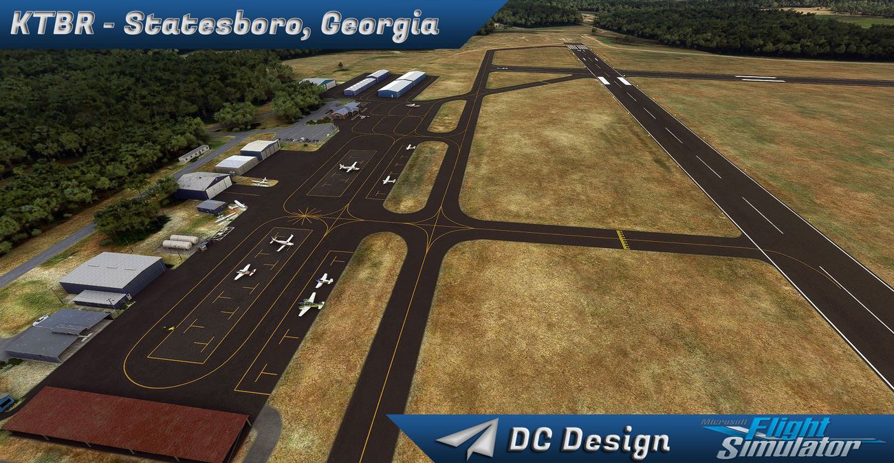 DC Scenery Design - KTBR - Statesboro Bulloch County Airport MSFS 