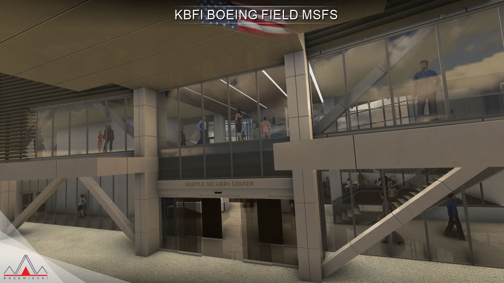 Drzewiecki Design - KBFI Boeing Field MSFS