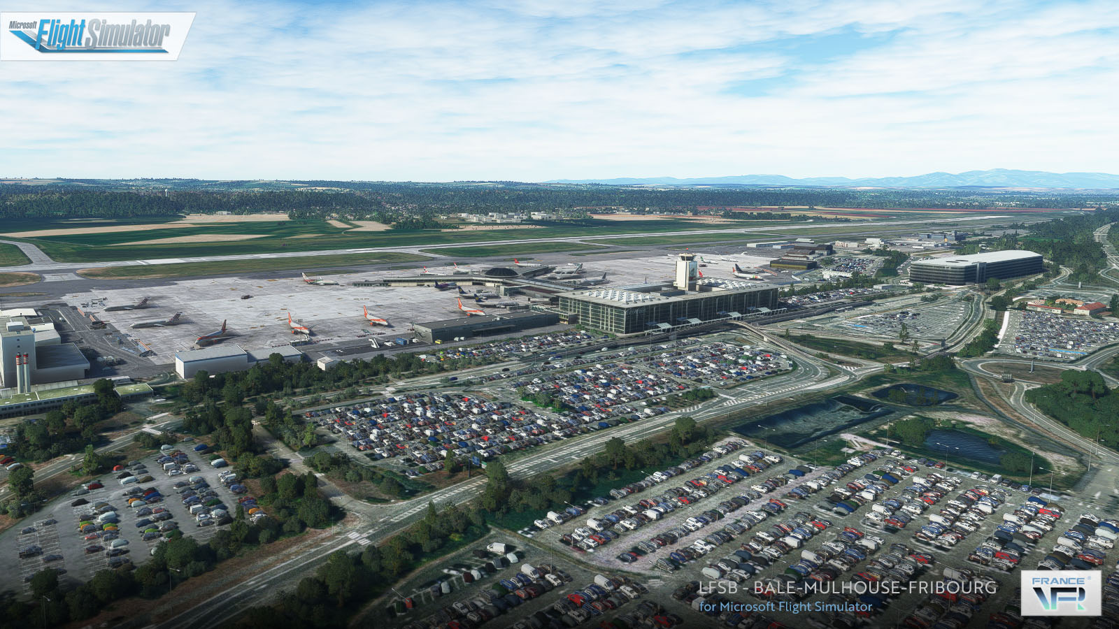 France VFR LFSB Basel Mulhouse Freiburg MSFS Aerosoft Shop