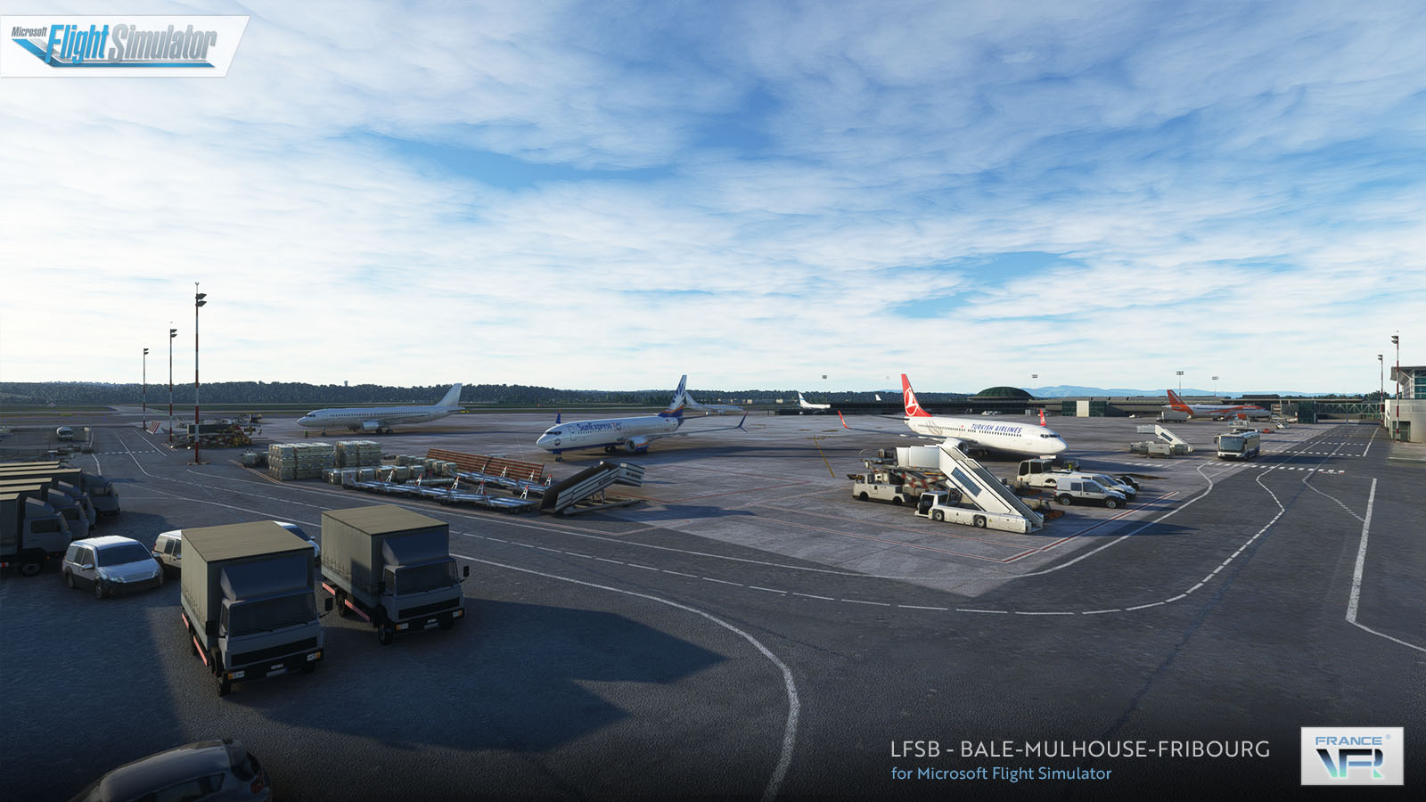 France VFR LFSB Basel Mulhouse Freiburg MSFS Aerosoft Shop