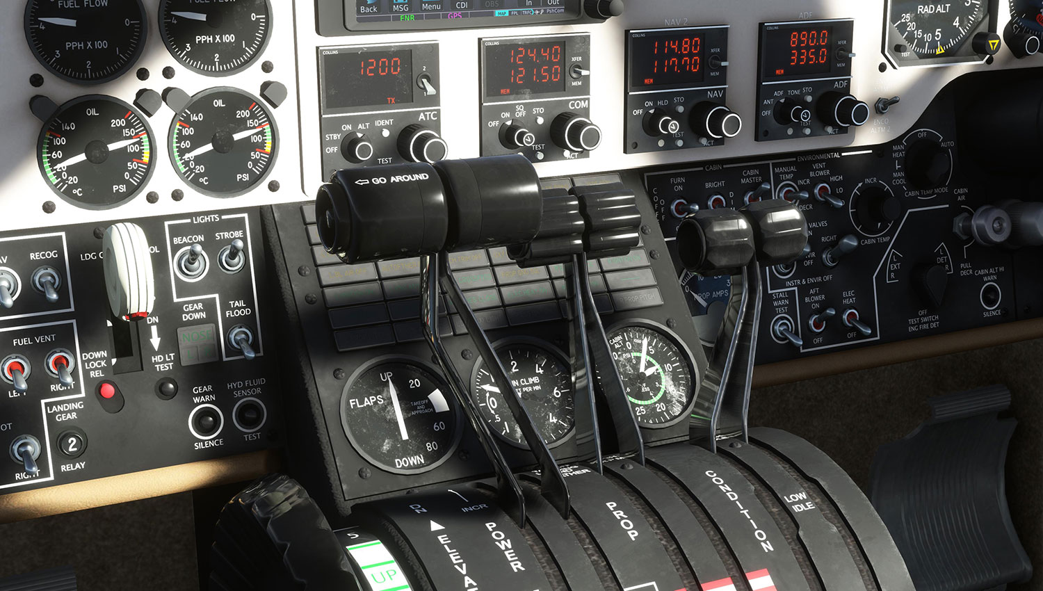 Just Flight - Steam Gauge Overhaul - Analog King Air MSFS