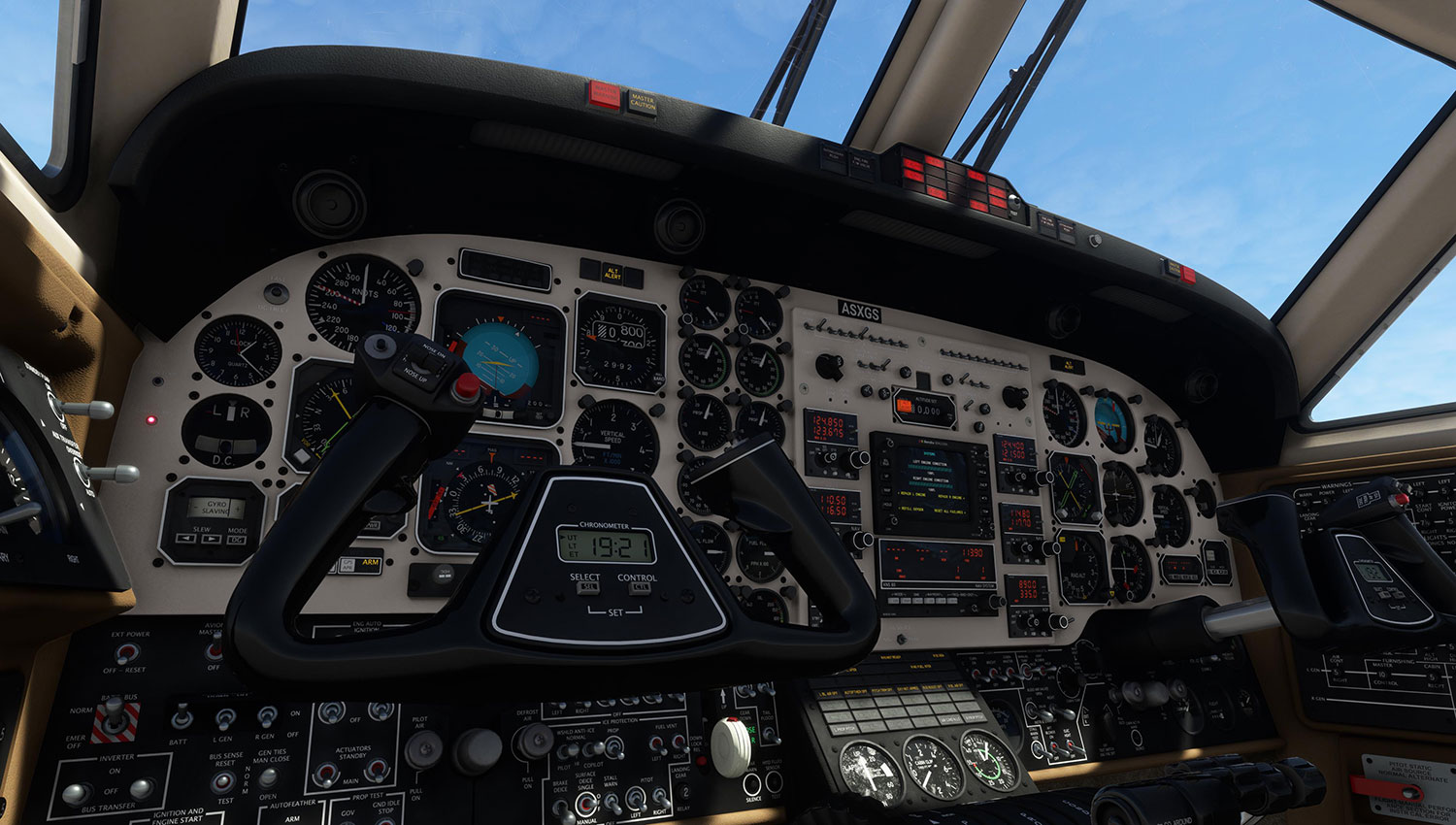 Just Flight - Steam Gauge Overhaul - Analog King Air MSFS