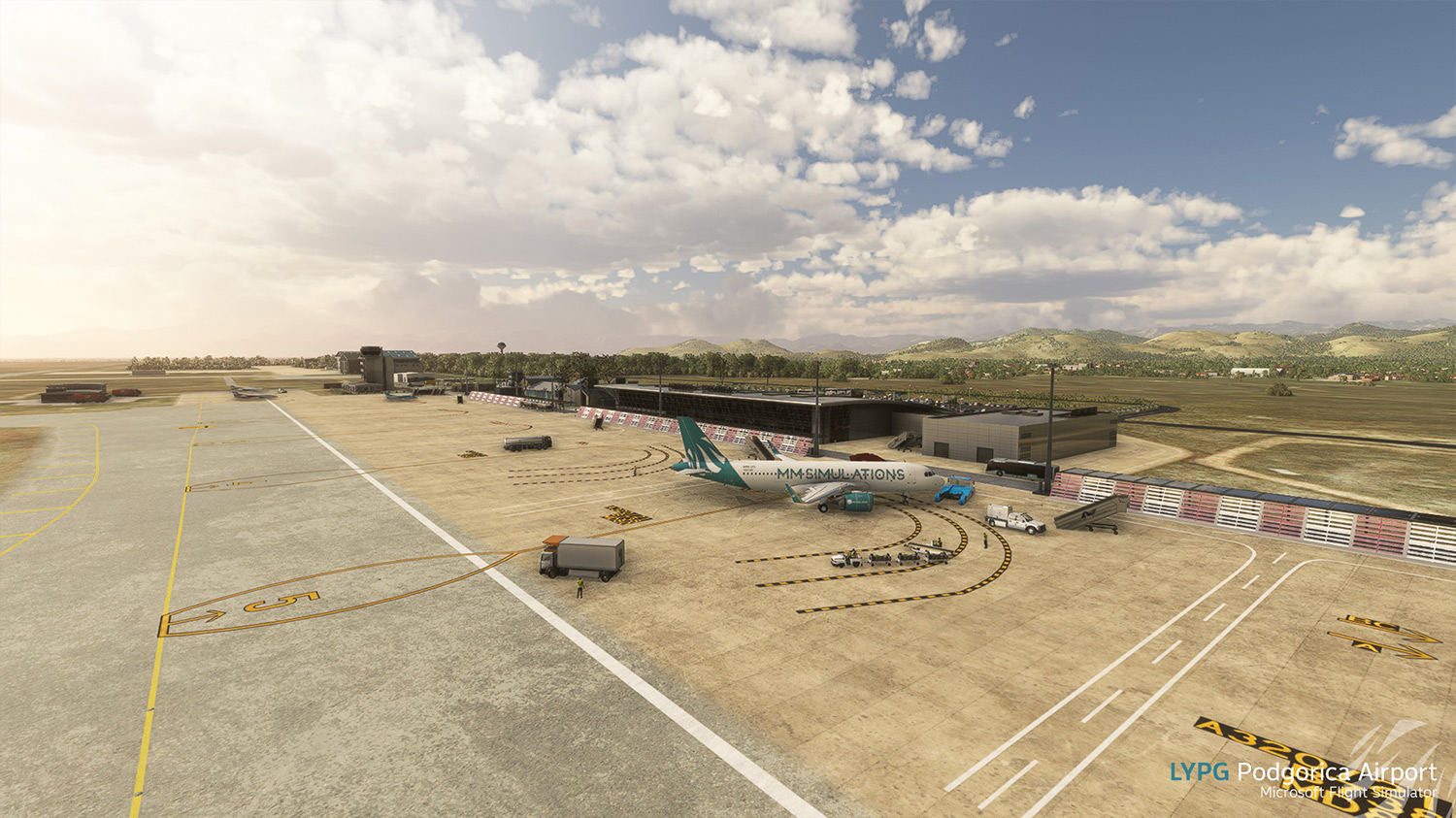 MM Simulations - LYPG - Podgorica Airport