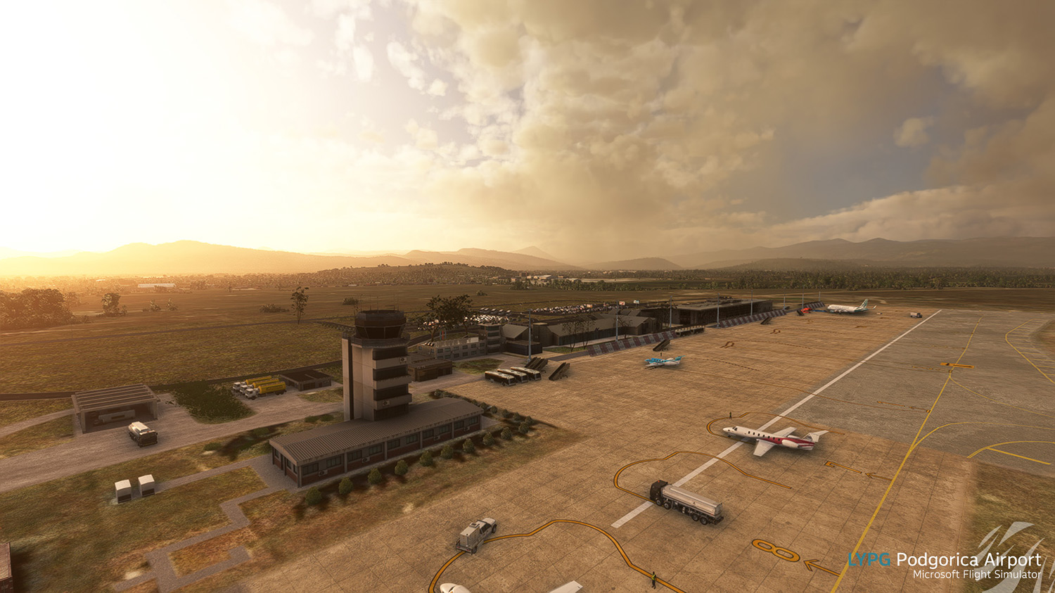 M'M Simulations - LYPG - Podgorica Airport