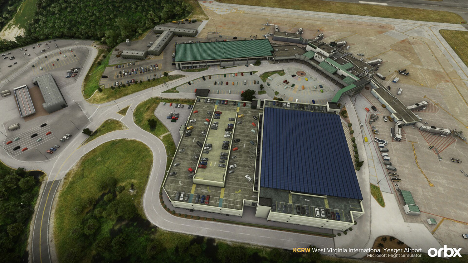 Orbx - KCRW West Virginia International Yeager Airport MSFS