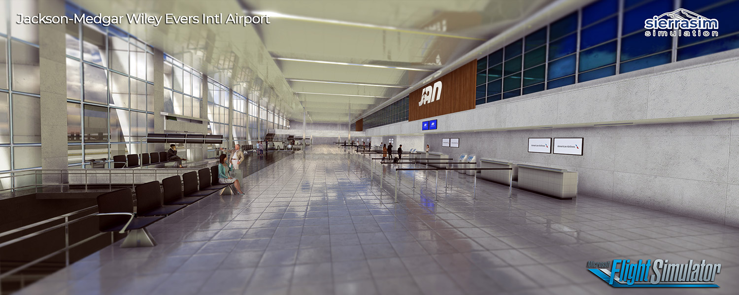 Sierrasim Simulation - KJAN - Jackson-Evers International Airport MSFS