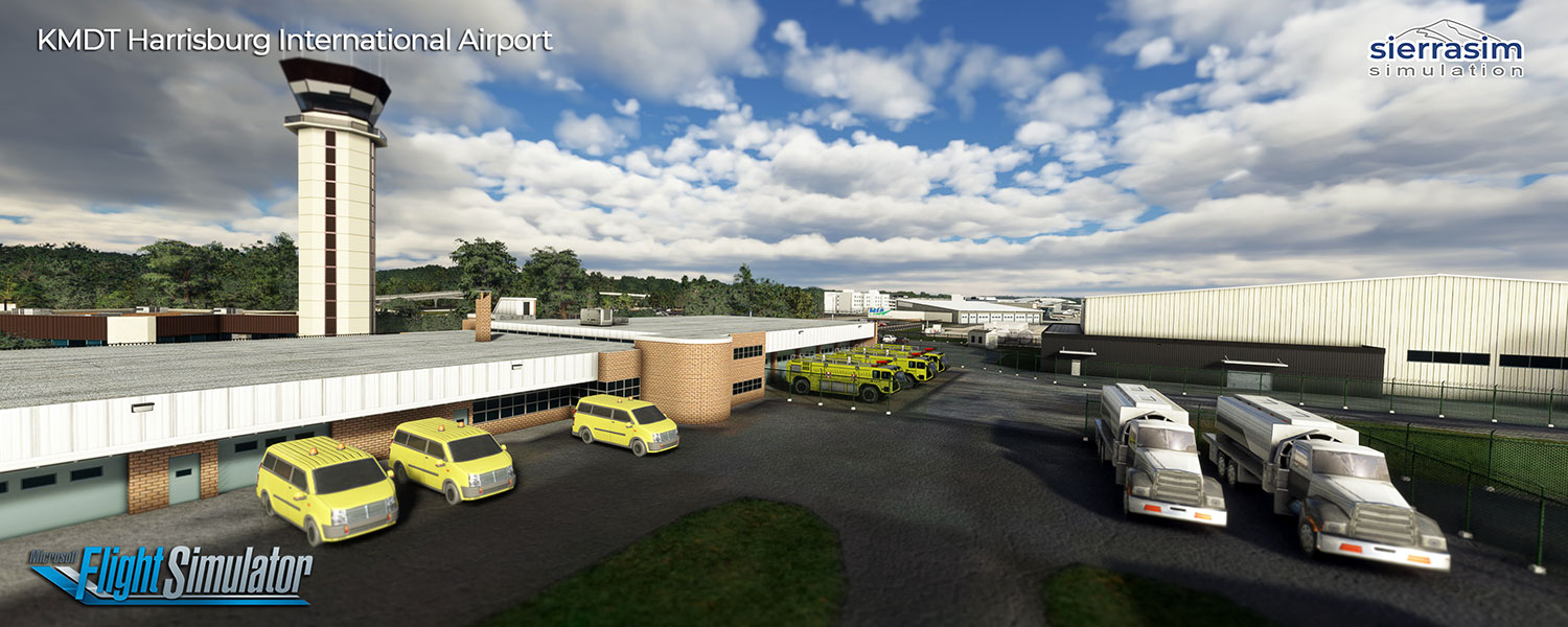Sierrasim Simulation - KMDT - Harrisburg Intl Airport MSFS
