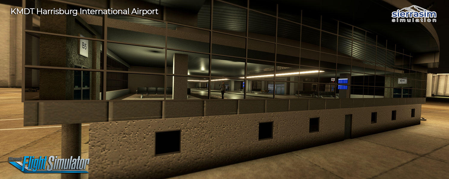 Sierrasim Simulation - KMDT - Harrisburg Intl Airport MSFS
