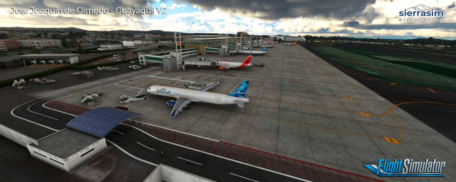 Sierrasim Simulation - SEGU - Jose Joaquin de Olmedo International Airport MSFS