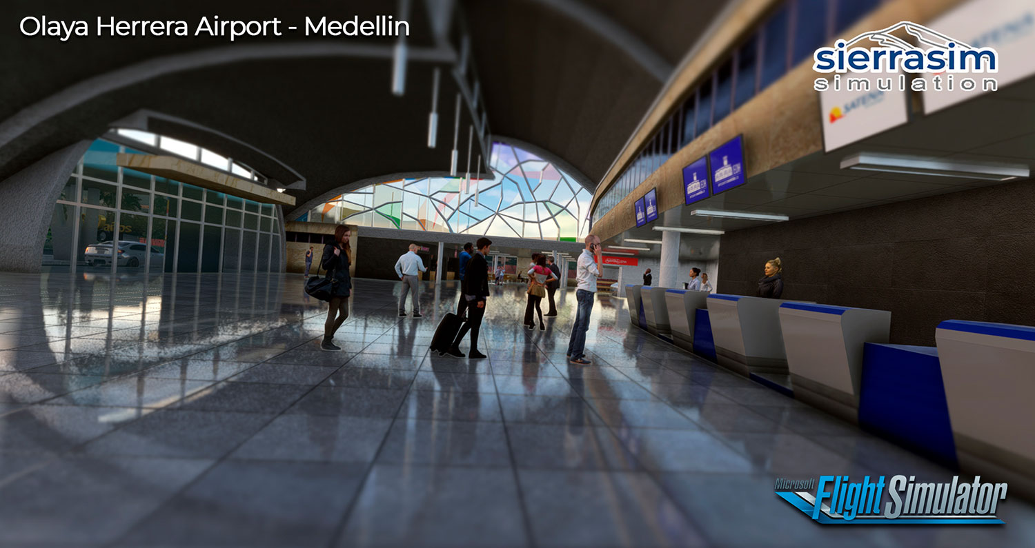 Sierrasim Simulation - SKMD - Olaya Herrera Airport - Medellin MSFS