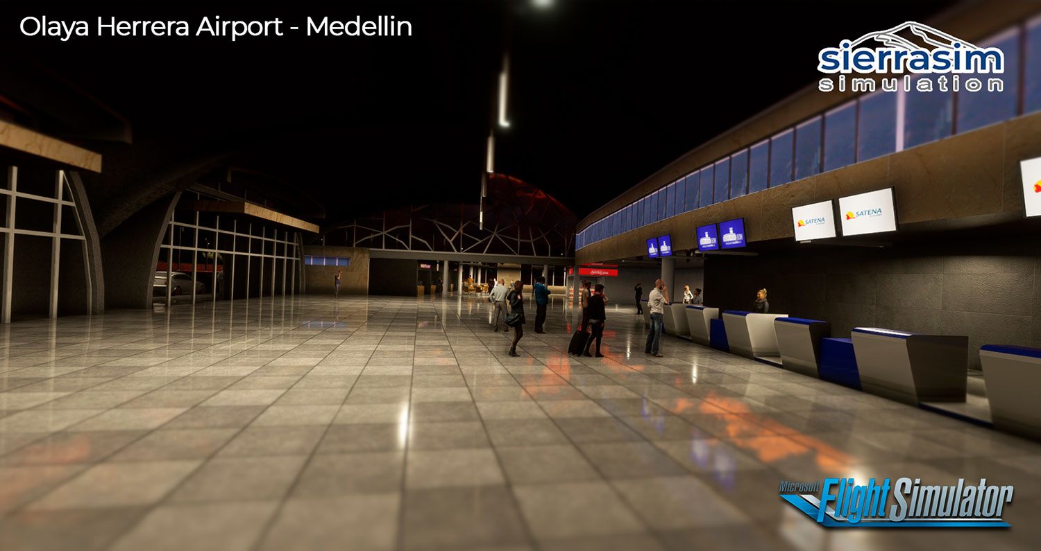 Sierrasim Simulation - SKMD - Olaya Herrera Airport - Medellin MSFS
