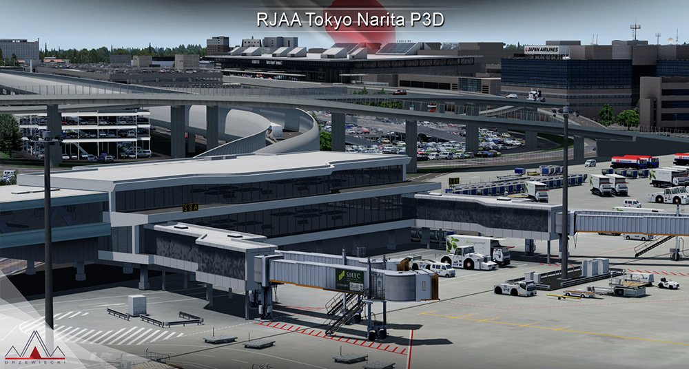 RJAA Tokyo Narita P3D