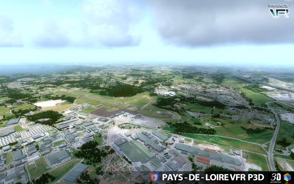 France VFR - Pays-de-Loire VFR P3D V4/V5