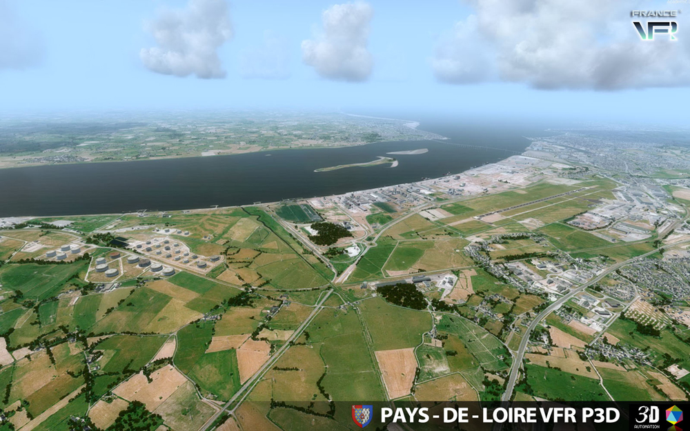 France VFR - Pays-de-Loire VFR P3D