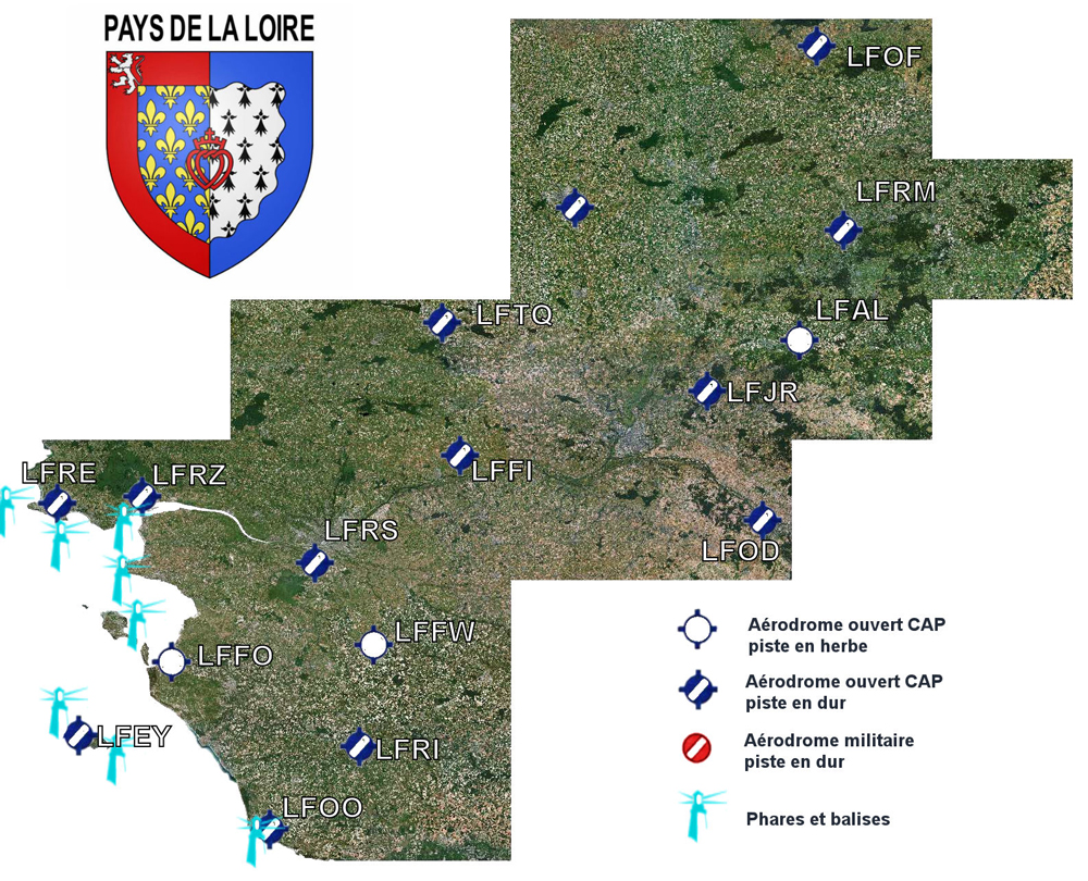 France VFR - Pays-de-Loire VFR P3D