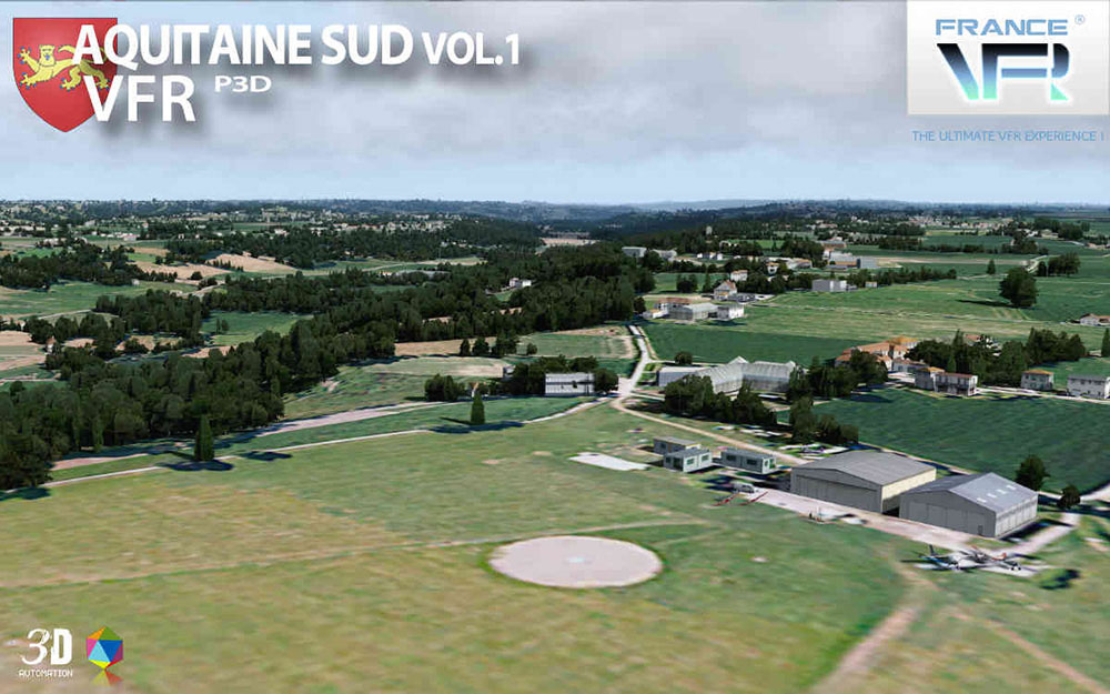 Aquitaine VFR Vol. 1 P3D V4/V5