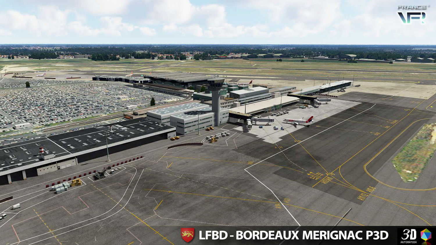 France VFR - LFBD - Bordeaux Merignac P3D V4/V5 | Aerosoft Shop