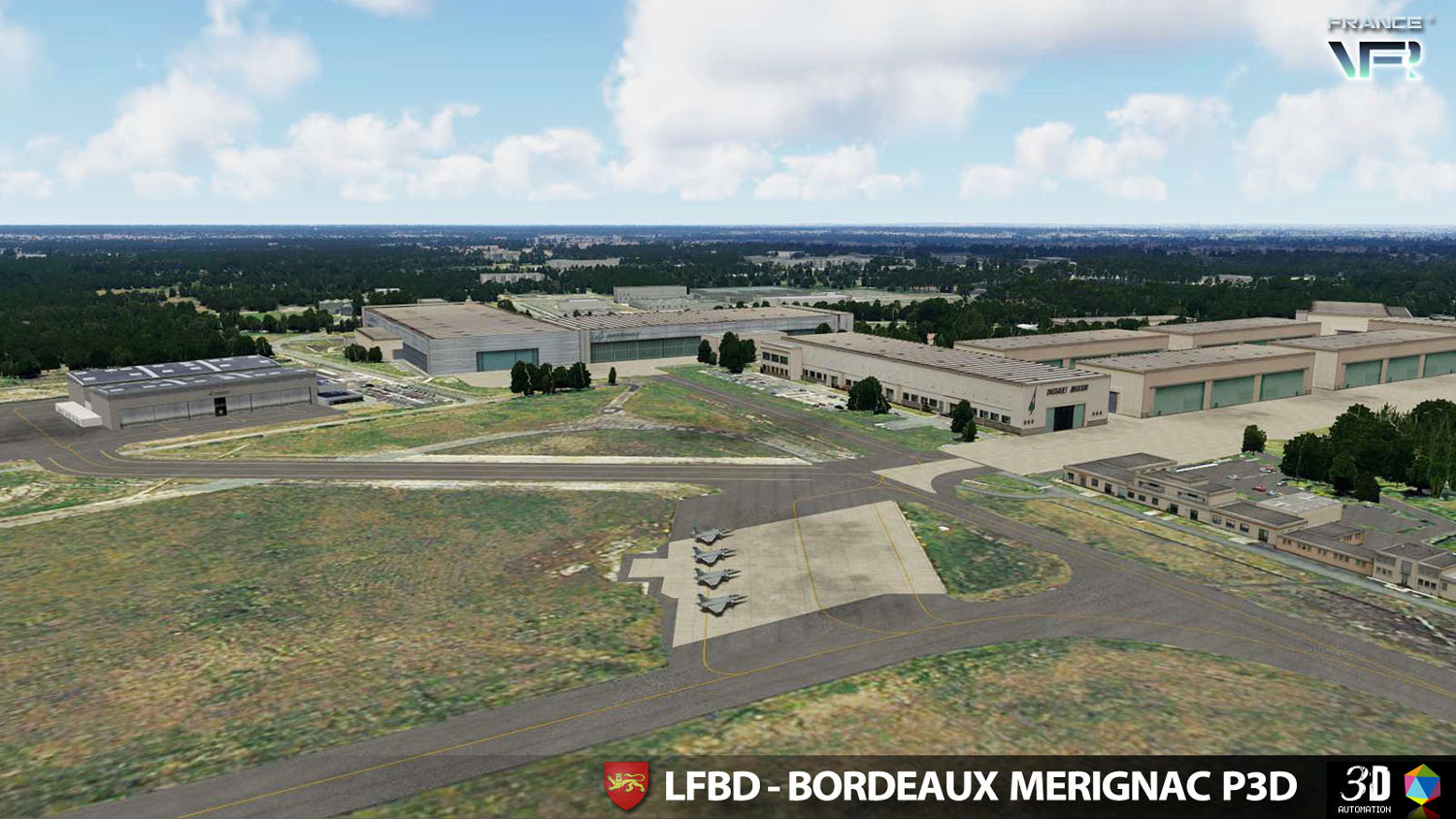France VFR - LFBD - Bordeaux Merignac P3D V4/V5 | Aerosoft Shop