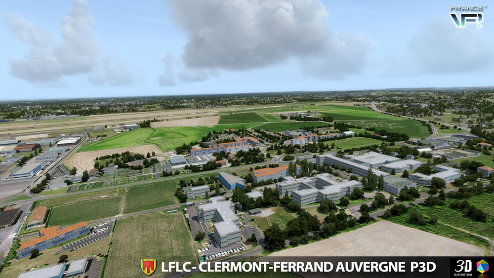LFLC - Clermont-Ferrand P3D
