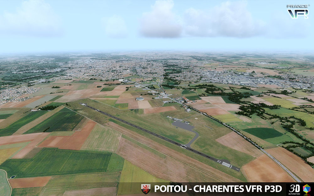 France VFR - Poitou-Charentes VFR P3D V4/V5