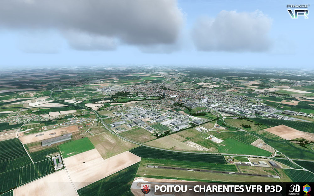 France VFR - Poitou-Charentes VFR P3D V4/V5