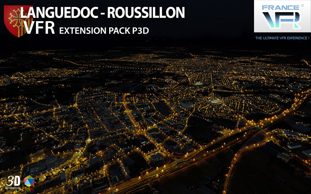 Languedoc-Roussillon VFR - Extension Pack P3D V4/V5