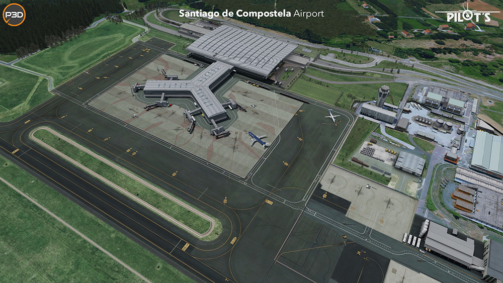 LEST - Santiago de Compostela Airport P3D