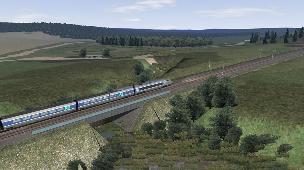 Atlantic High Speed Route & TGV Atlantique Train