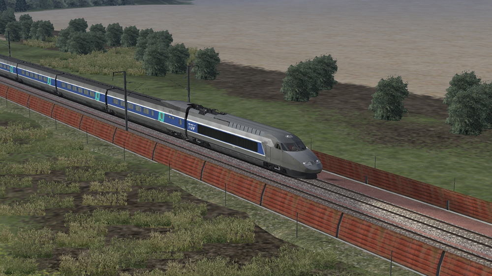 Atlantic High Speed Route & TGV Atlantique Train