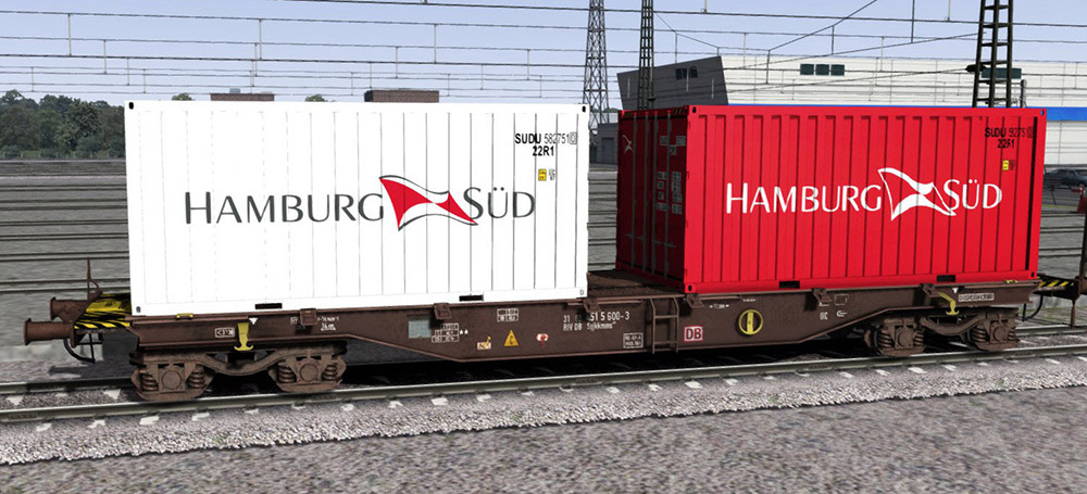 Railworks Downloadpack - Containerwagen Sgjkkmms