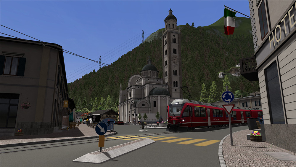 Bernina Line: Poschiavo to Tirano Route