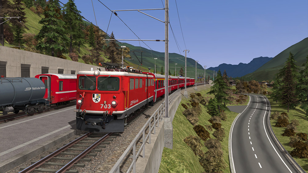 Engadin Linie: Pontresina - Scuol-Tarasp Route