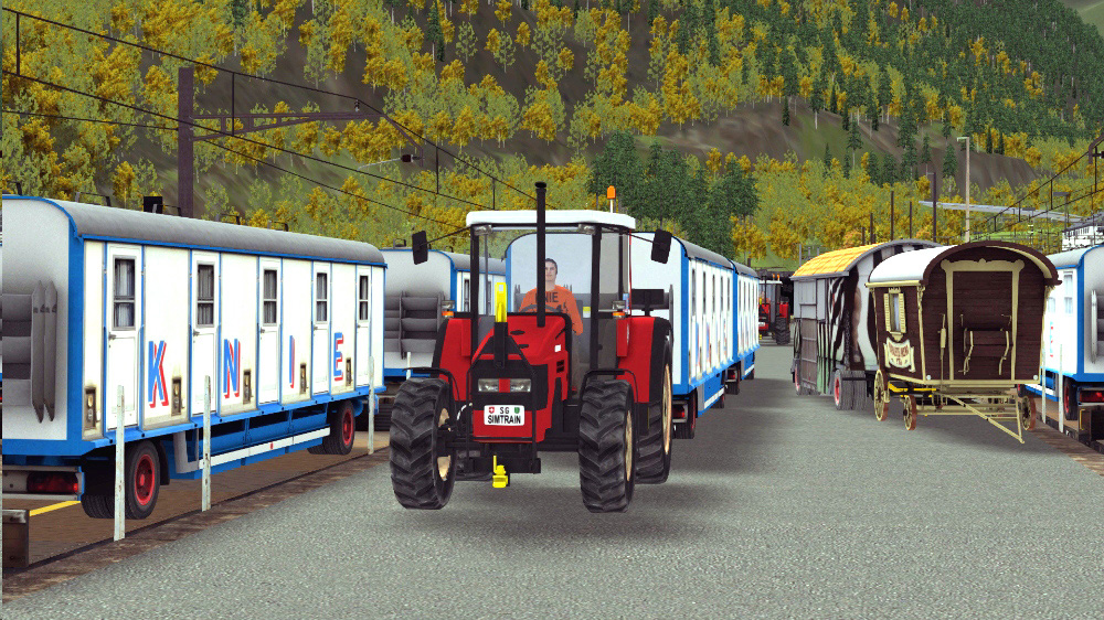 Zirkus KNIE Zug am Gotthard