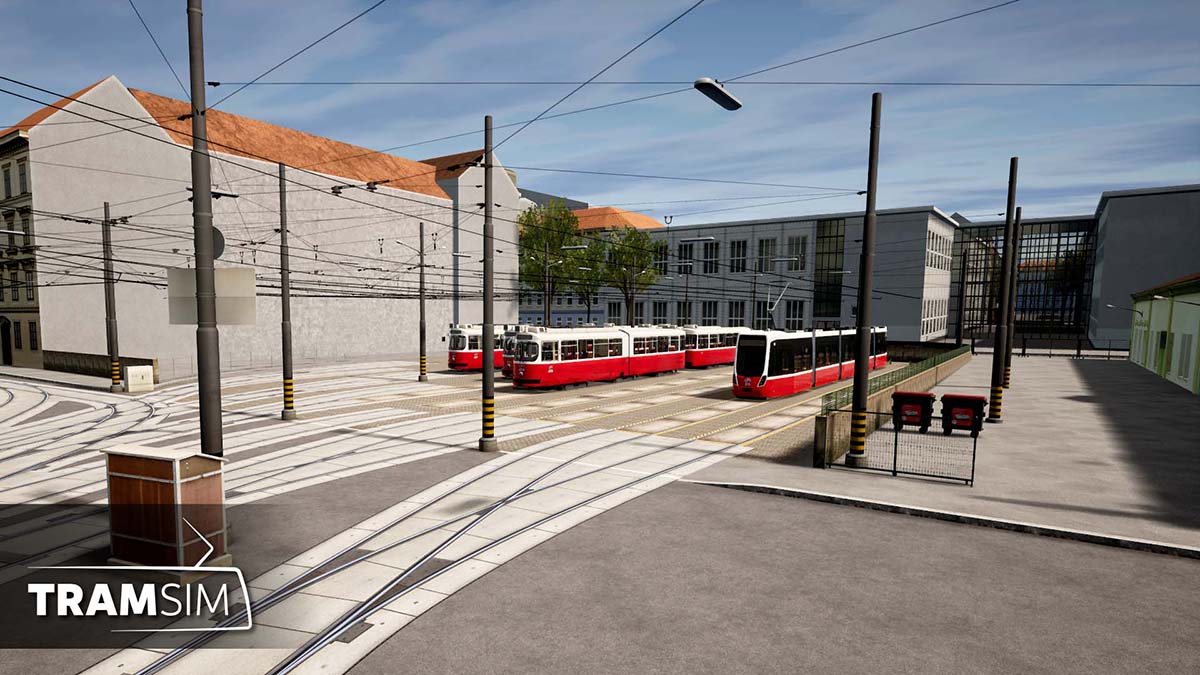 TramSim DLC Betriebsbahnhof Wien