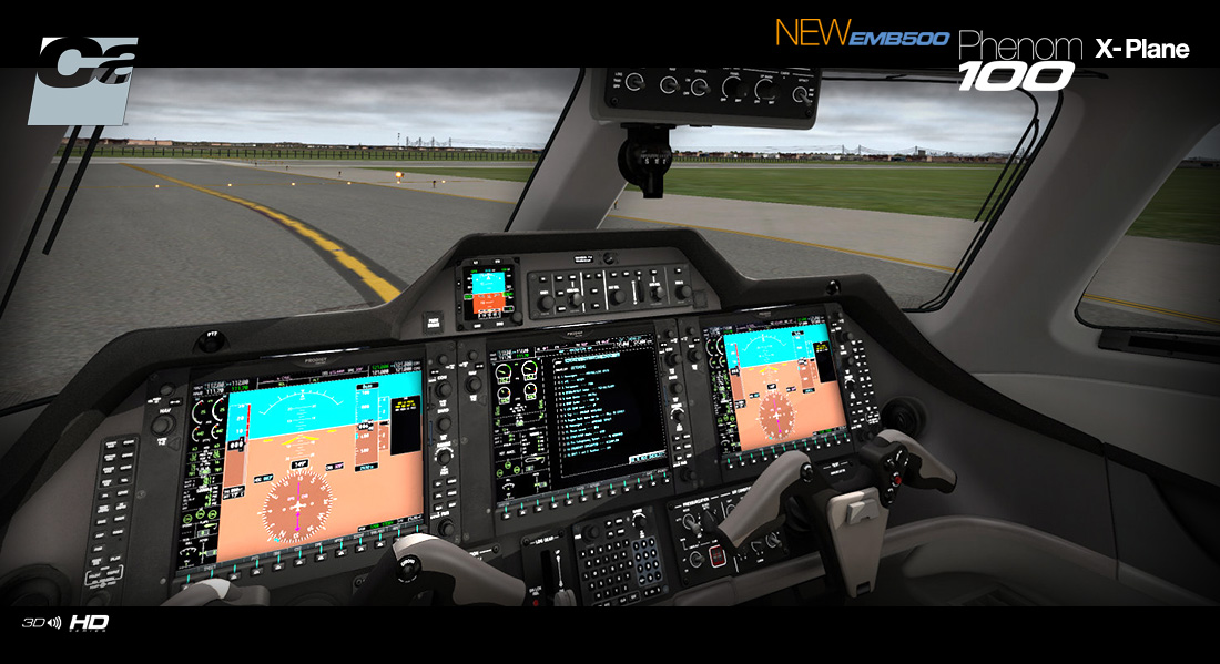 Embraer Phenom 100 Flight Simulator Add-on For FSX & FS2004 - Garmin 1000 Glass Cockpit - View #6