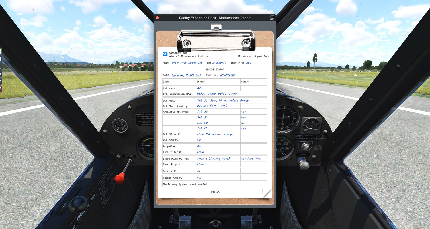 X-Plane.org - Reality Expansion Pack for Piper Super Cub XP12